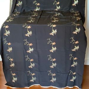 Giorgio Armani embroidered silk wrap